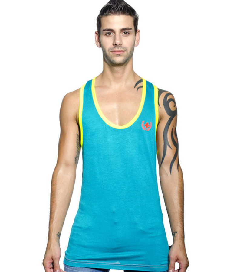 Sexy Racer Back Tank Teal