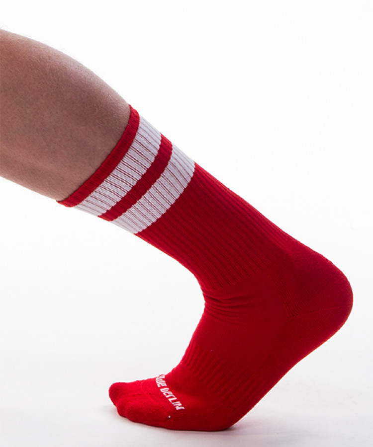 Gym Socks rood-wit