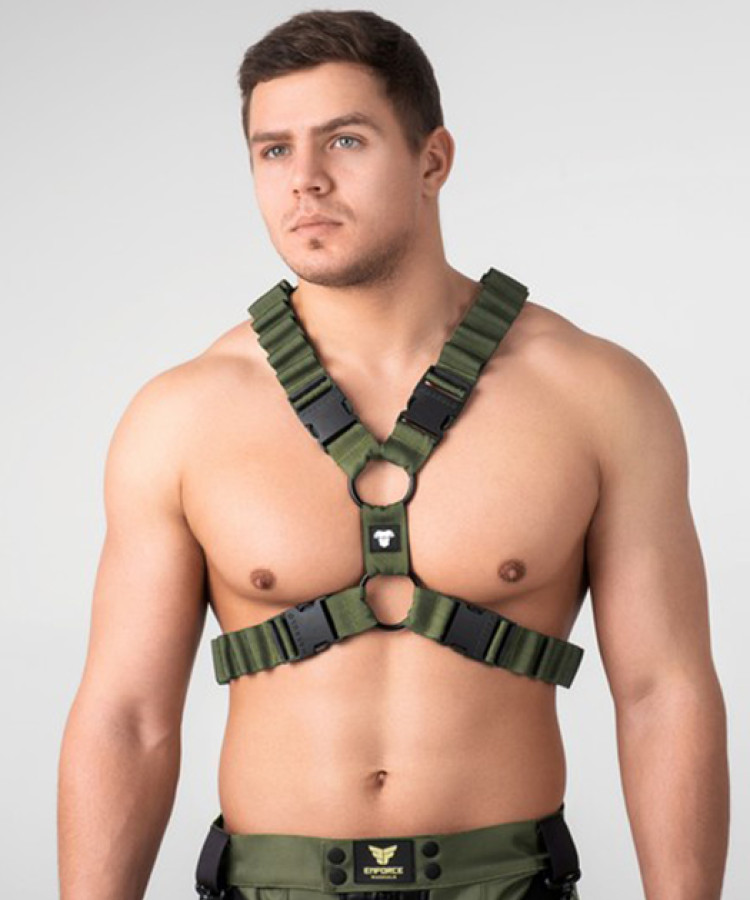 Enforce X-style Harness Dark Olive