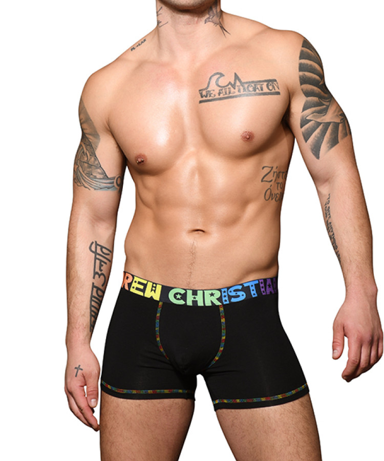 Almost naked pride cotton boxer black