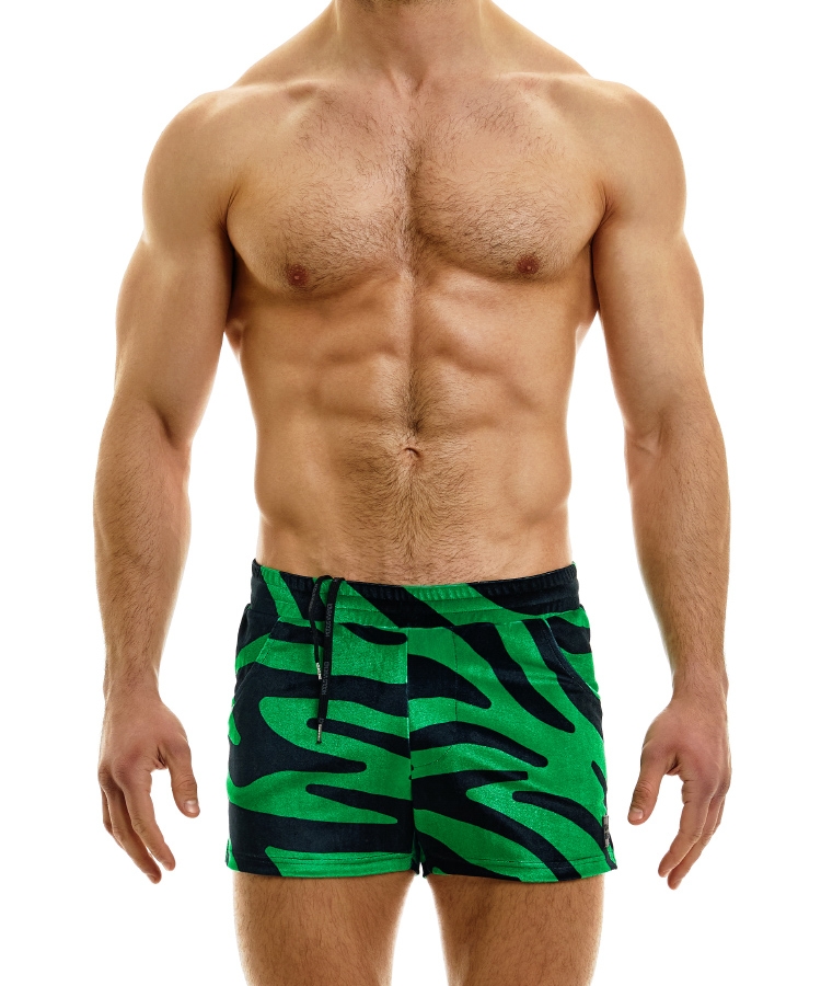 Tiger Shorts Green