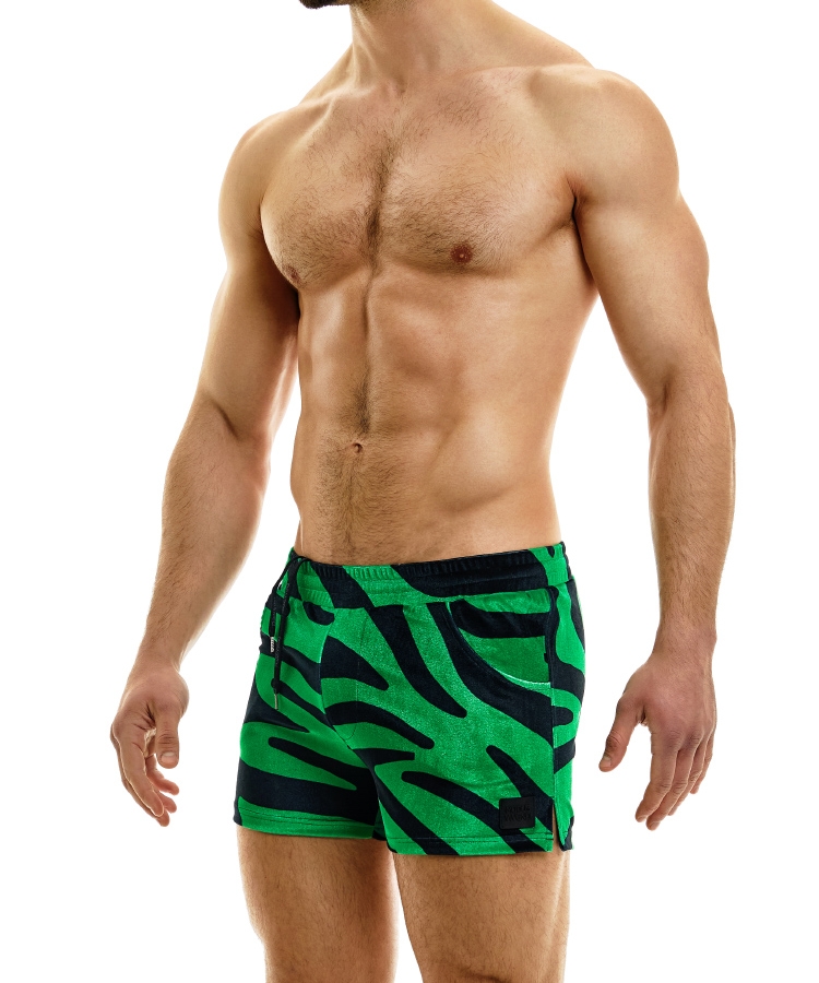 Tiger Shorts Green