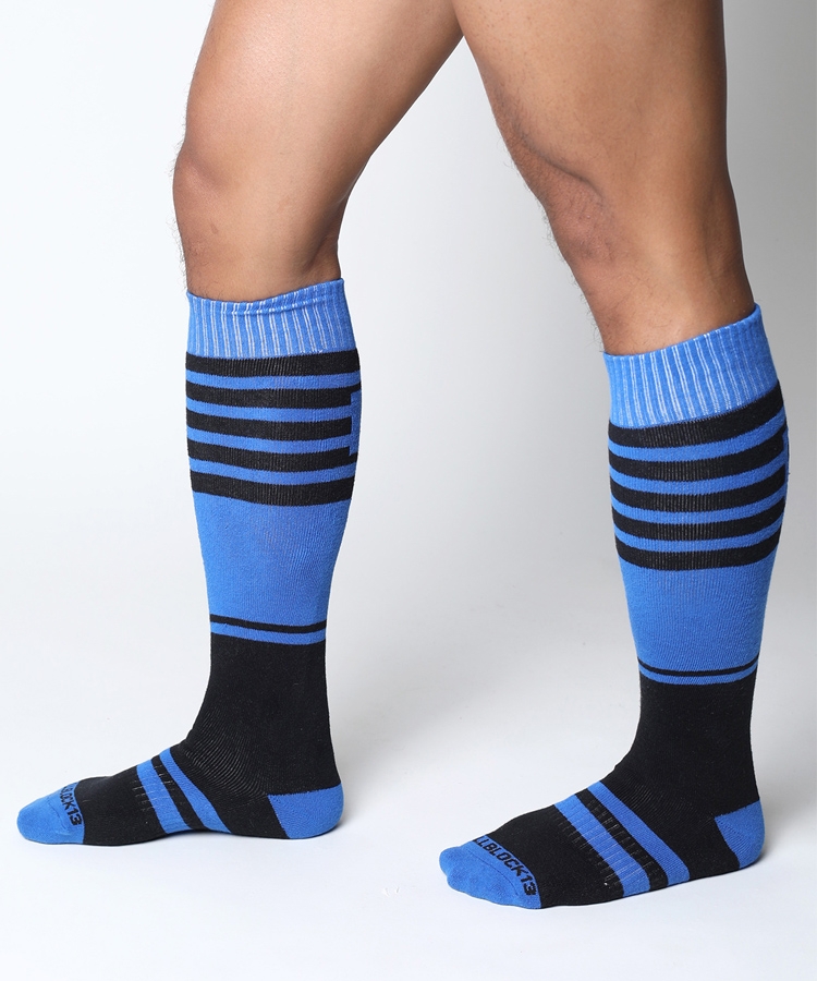 CellBlock13 Midfield Knee High Socks Blue