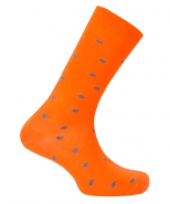 Punto Blanco Dots Cotton Socks Orange
