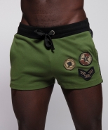 SP222 Army Padded Sport Shorts Kaki