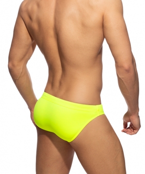 ADS284 Neon Swim Bikini Brief Neon Yellow